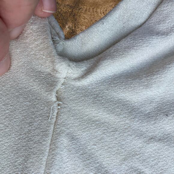 Cream off the shoulder top with twist knot bust, 2000s Y2K romantic date night - Picture 4 of 5